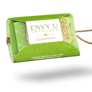 NWT Envy U Skin Collagen Boost With Loofah